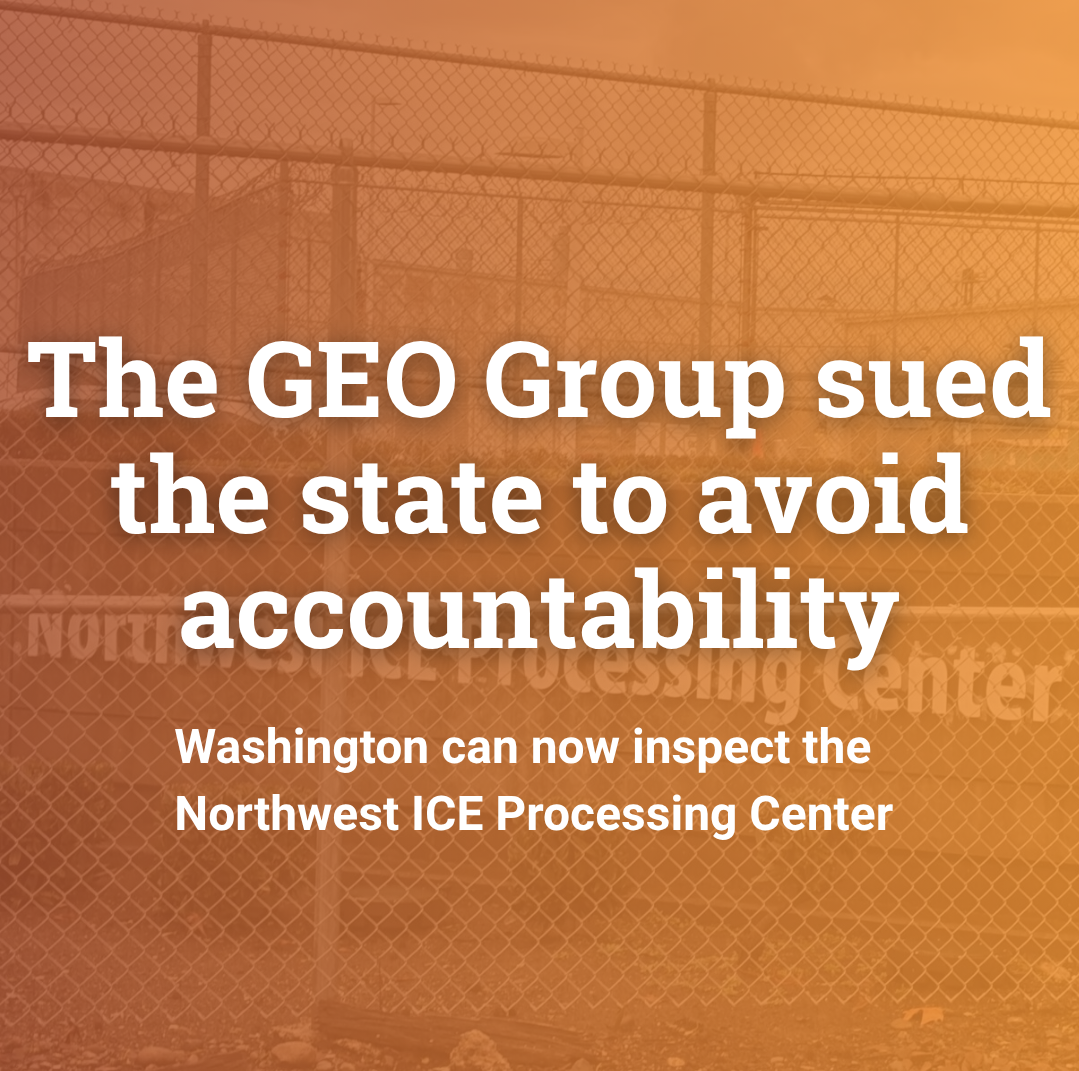 CAIR-WA Applauds Authorization of Health Dept. to Inspect Northwest ICE Facility